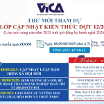 LỚP CNKT ĐỢT 12/2025: LUẬT BHXH VÀ ĐỊNH HƯỚNG SỬA ĐỔI CHẾ ĐỘ KẾ TOÁN DN; GIẢI ĐÁP CÁC VƯỚNG MẮC VỀ HĐ VÀ THUẾ GTGT, TNDN